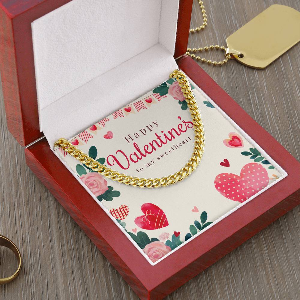 Valentine's Cuban Link Chain