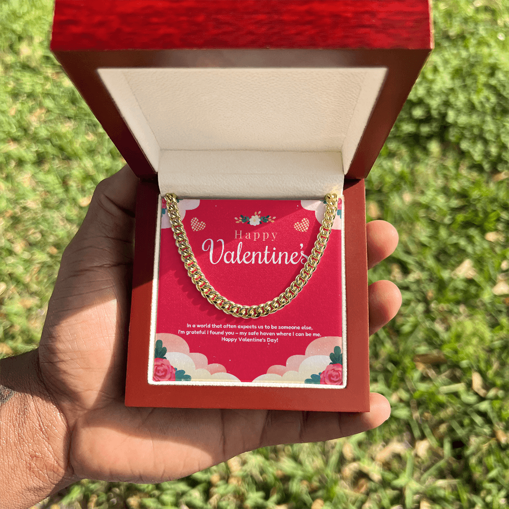My valentine Cuban Link Chain