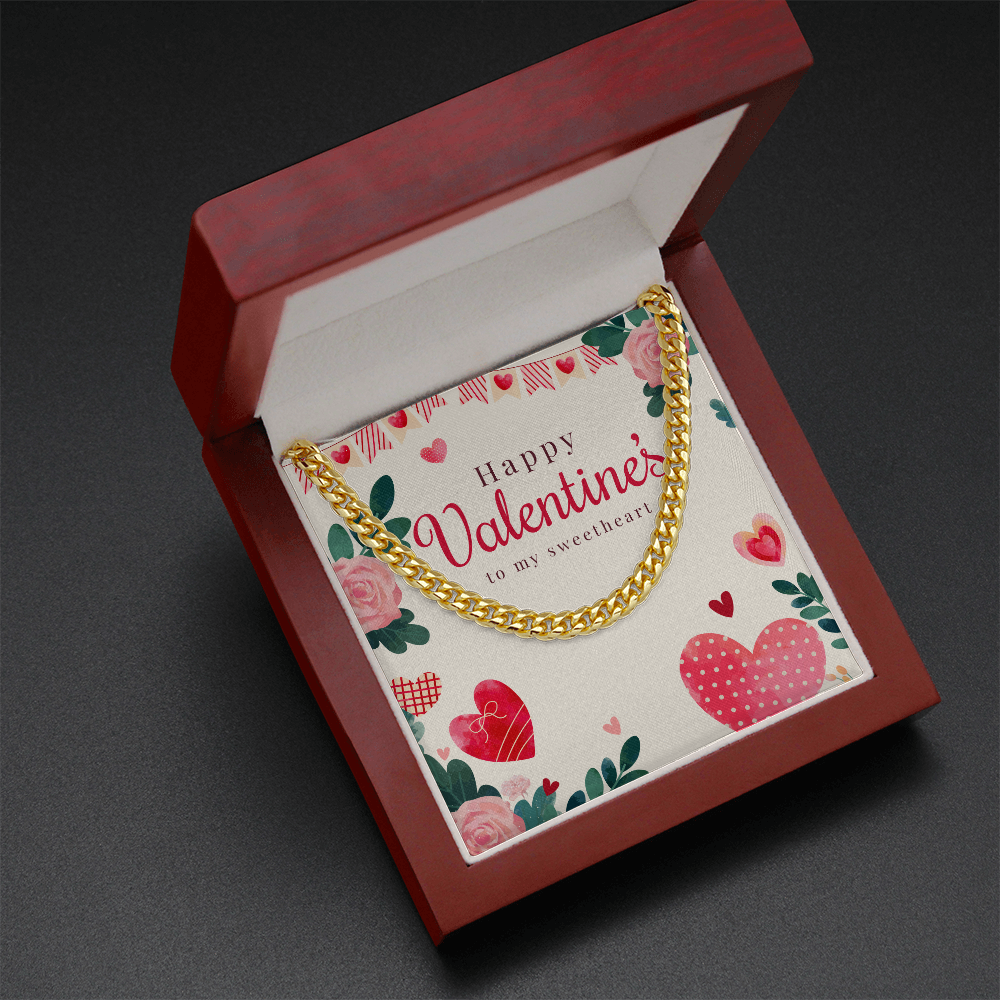 Valentine's Cuban Link Chain