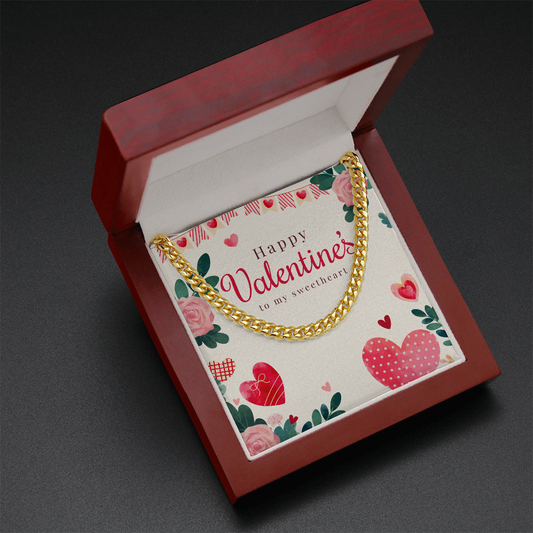 Valentine's Cuban Link Chain