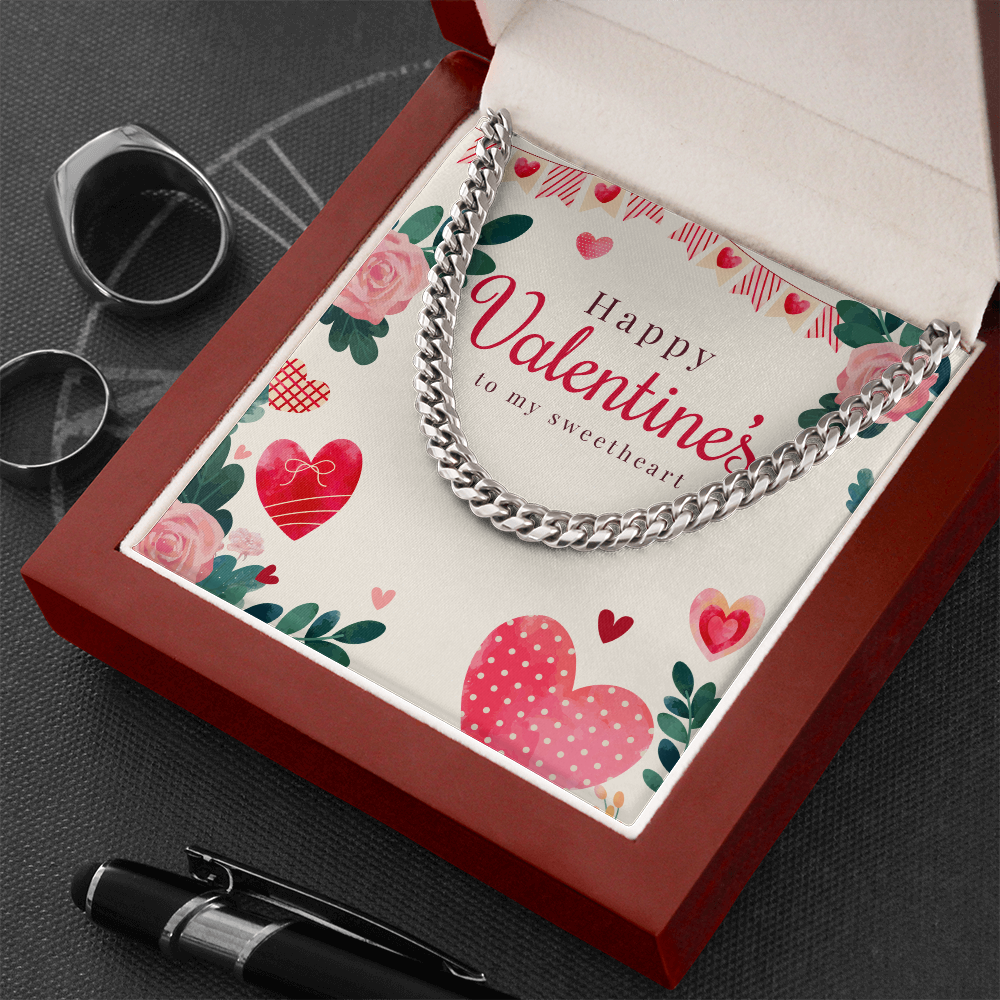 Valentine's Cuban Link Chain