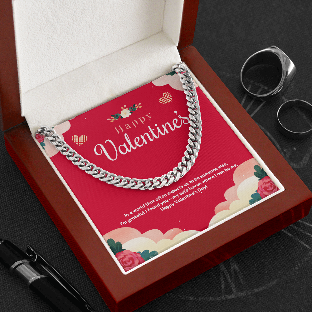 My valentine Cuban Link Chain