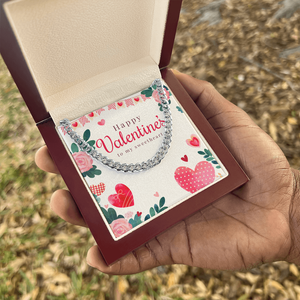 Valentine's Cuban Link Chain