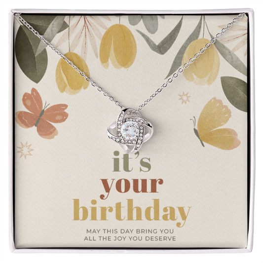 Love Knot Necklace - Birthday