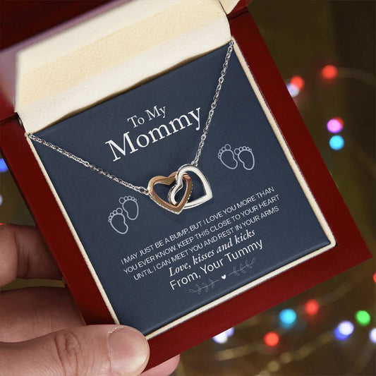 Interlocking Hearts Necklace - Mother's Day