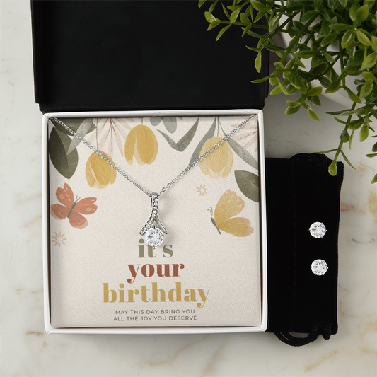 Alluring Beauty Necklace & Earring Set