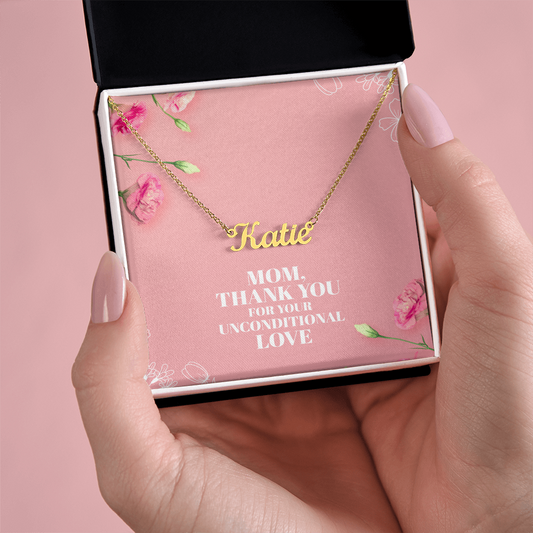 Custom Name Necklace - Mother's Day