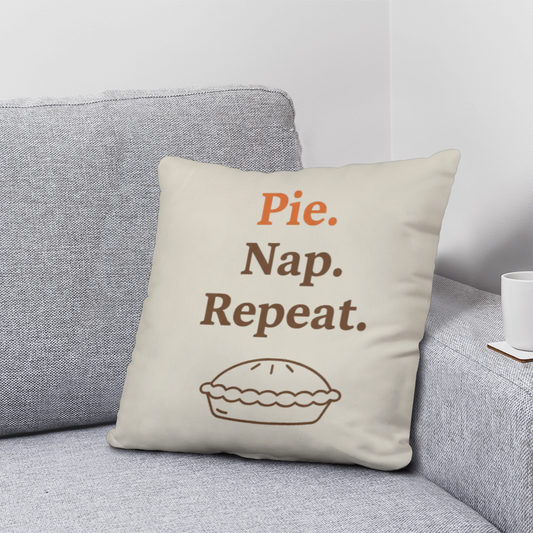 Pie Nap Pillow Thanksgiving Edition