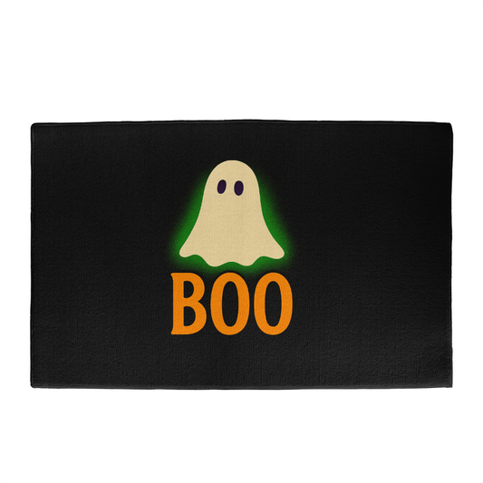 Ghost Silhouette Welcome Mat Halloween Edition