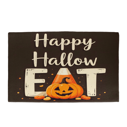Happy Hallow-EAT Welcome Mat Halloween Edition