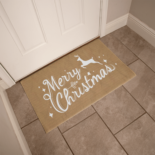 Merry Christmas Welcome Mat Christmas Edition