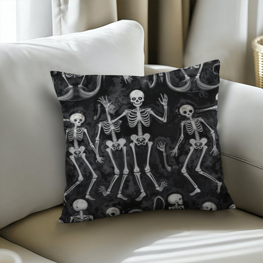Dancing Skeletons  Classic Pillow Cover Halloween Edition