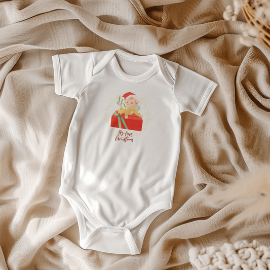 First Christmas  Baby Bodysuit Christmas Edition