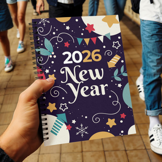 2026 Spiral Notebook New Year Edition